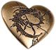 Gold Heart Pin 2007