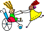 Variety Girls with Wheelchair