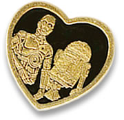 Variety Gold Heart Pin 2010